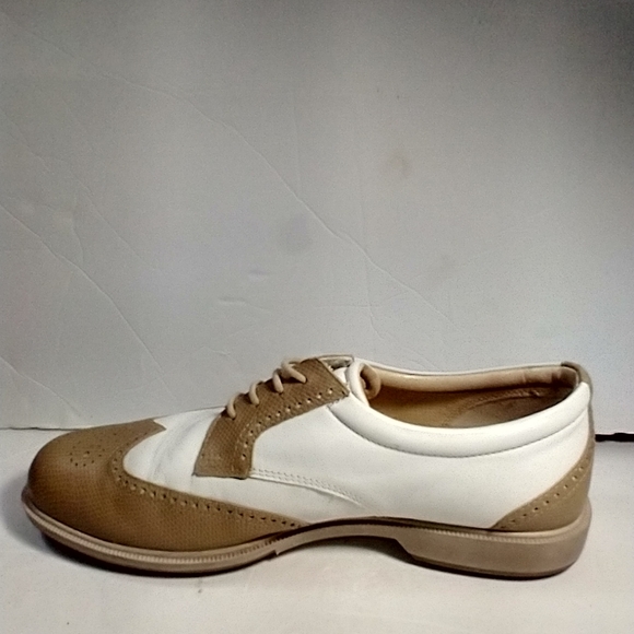 Ecco Hydromax Wingtip Oxford Golf Shoes Women’s sz 8(39). - Picture 5 of 10